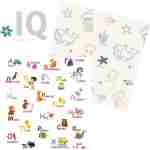 IQ sklopiva podloga Azbuka + Okean 150x200x1 cm
