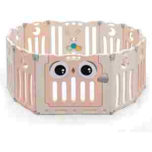 Sklopiva ogradica Sovica – Roze/Kajsija + bela