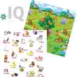 IQ sklopiva podloga Azbuka + Zoo vrt 150x200x1 cm