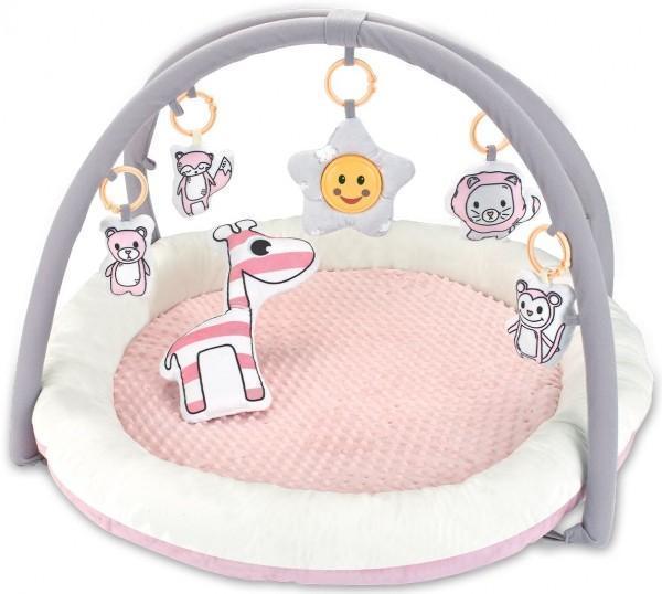 KikkaBoo Podloga za igru sa jastukom Soft touch Giraffe