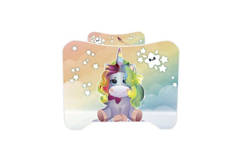 Dečiji Krevet 160X80Cm Happy Kitty Unicorn Sky