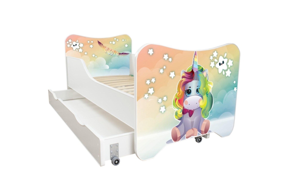 Dečiji Krevet 160X80Cm Happy Kitty + Fioka Unicorn Sky Dečiji Krevet 160X80Cm Happy Kitty + Fioka Unicorn Sky