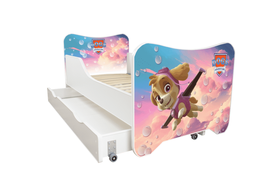 Dečiji Krevet 160X80Cm Happy Kitty Sky + Fioka Dečiji Krevet 160X80Cm Happy Kitty Sky + Fioka