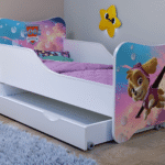 Dečiji Krevet 160X80Cm Happy Kitty Sky + Fioka