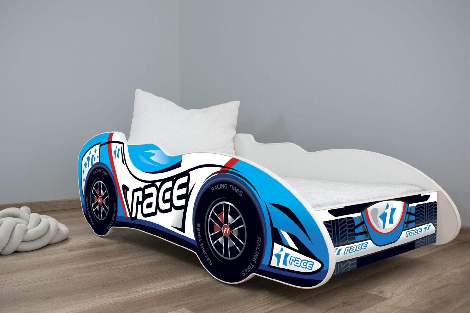 Dečiji Krevet za Dečake 140X70Cm (Formula 1) Race Car Dečiji Krevet za Dečake 140X70Cm (Formula 1) Race Car