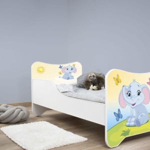Dečiji Krevet 160X80Cm Happy Kitty Little Elephant kvalitetan krevet za decu sa dusekom