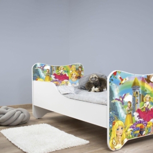 Dečiji Krevet 160X80Cm Happy Kitty Princesses kvalitetni kreveti za decu