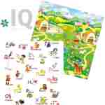IQ podloga Azbuka + Vesela farma 150x200x1 cm IQ podloga Azbuka + Vesela farma 150x200x1 cm