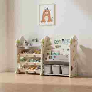 Sistem za odlaganje igračaka i knjiga