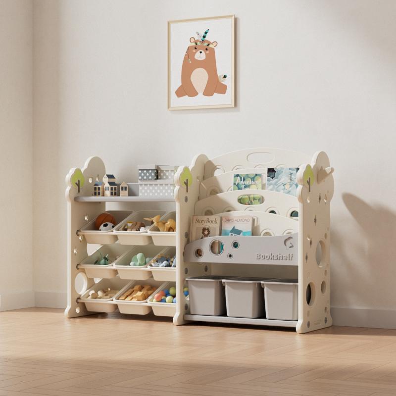 Sistem za odlaganje igračaka i knjiga