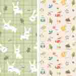 Sklopiva dvostrana podloga "Zeka" 120x120x1 cm