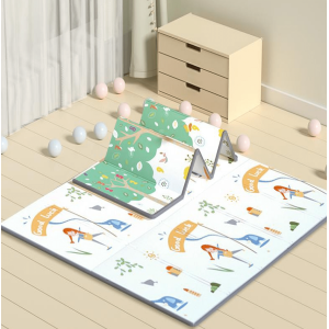 Premijum D&B sklopiva podloga sa dva lica Šumica i Gimnastika 177x196x1 cm
