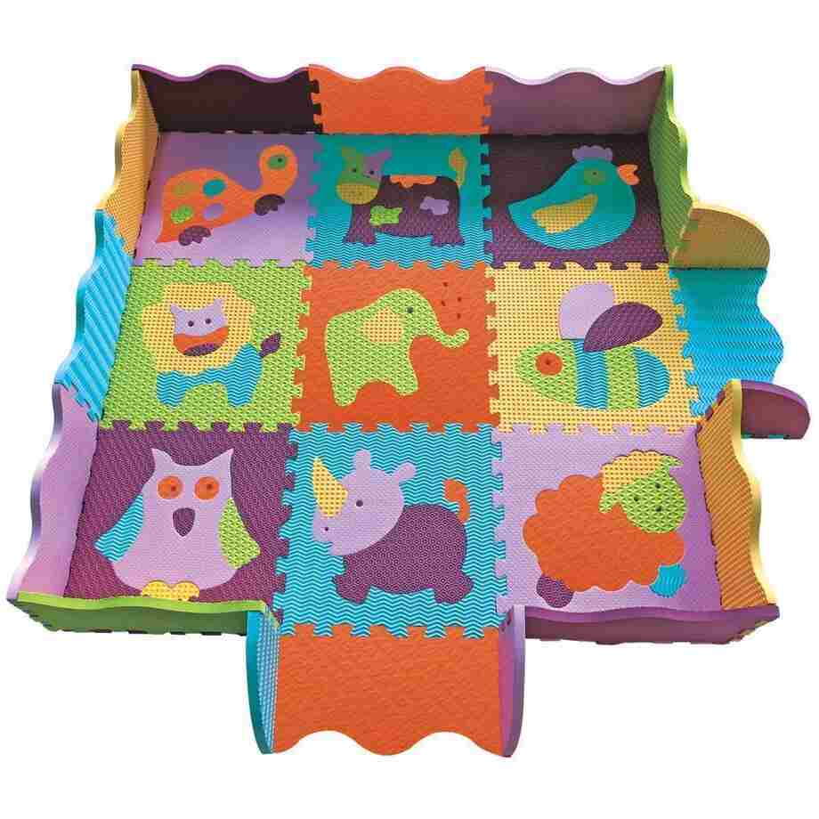 Podne puzzle Premijum klase sa ogradicom "Zoo" DVA KOMPLETA