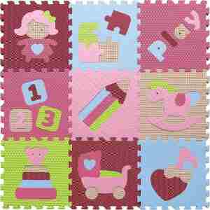 Podne puzzle Premijum klase "Ćerke-majke" (pink)
