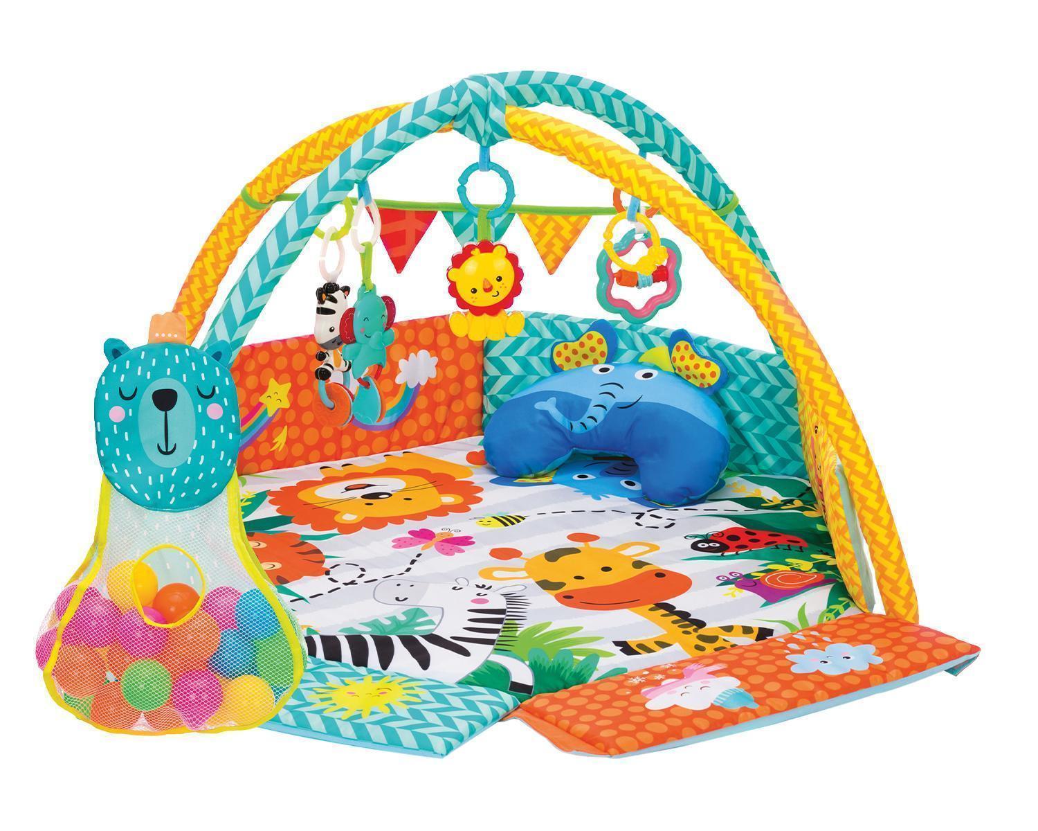 KikkaBoo Podloga za igru sa 30 loptica Colorfun KikkaBoo Podloga za igru sa 30 loptica Colorfun