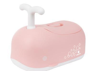 KikkaBoo Noša Whale pink
