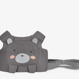 KikkaBoo Kaiš za prohodavanje Bear Mesh grey - Slika 3
