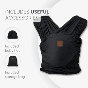 KikkaBoo Kengur marama Isla dark grey - Slika 5