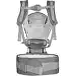 KikkaBoo Kengur nosiljka 3in1 Chloe Mesh Grey - Slika 3