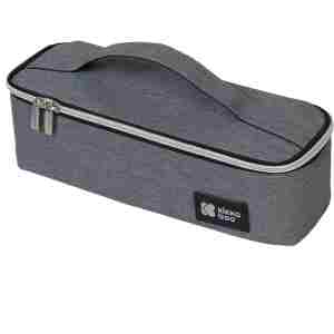 KikkaBoo Termo izolovana torba za hranu Foody dark grey