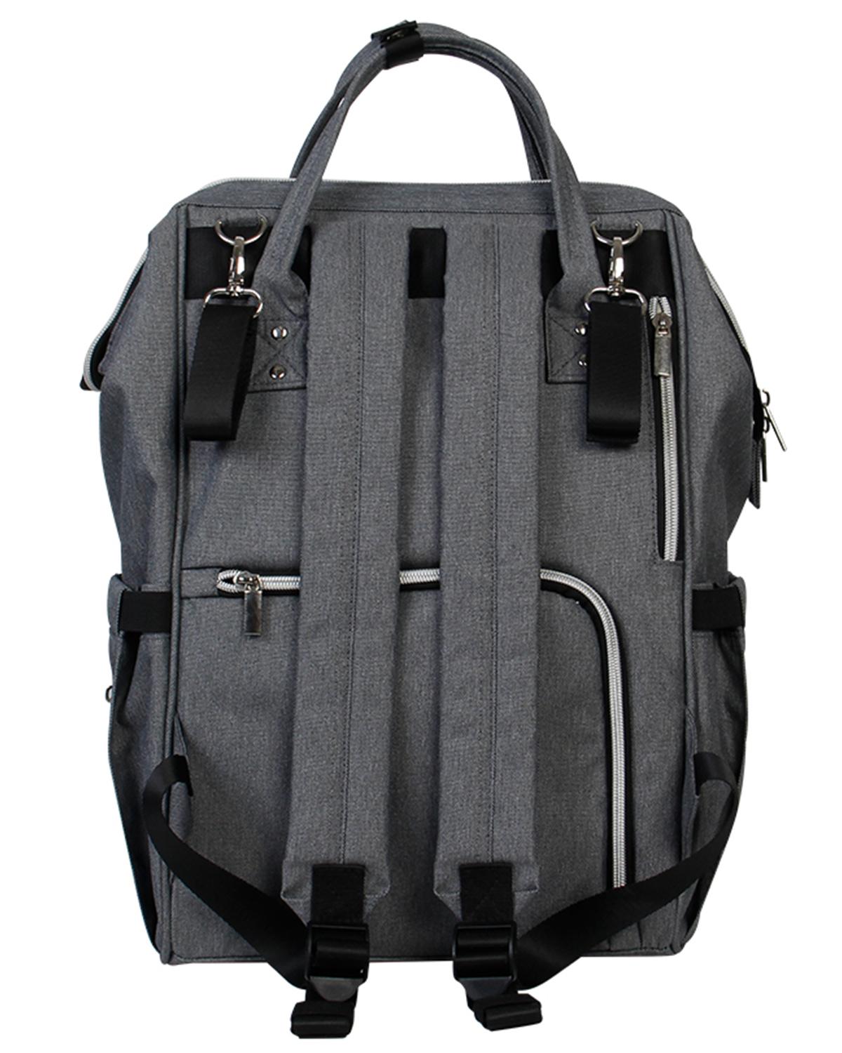 KikkaBoo Torba za mame Siena dark grey