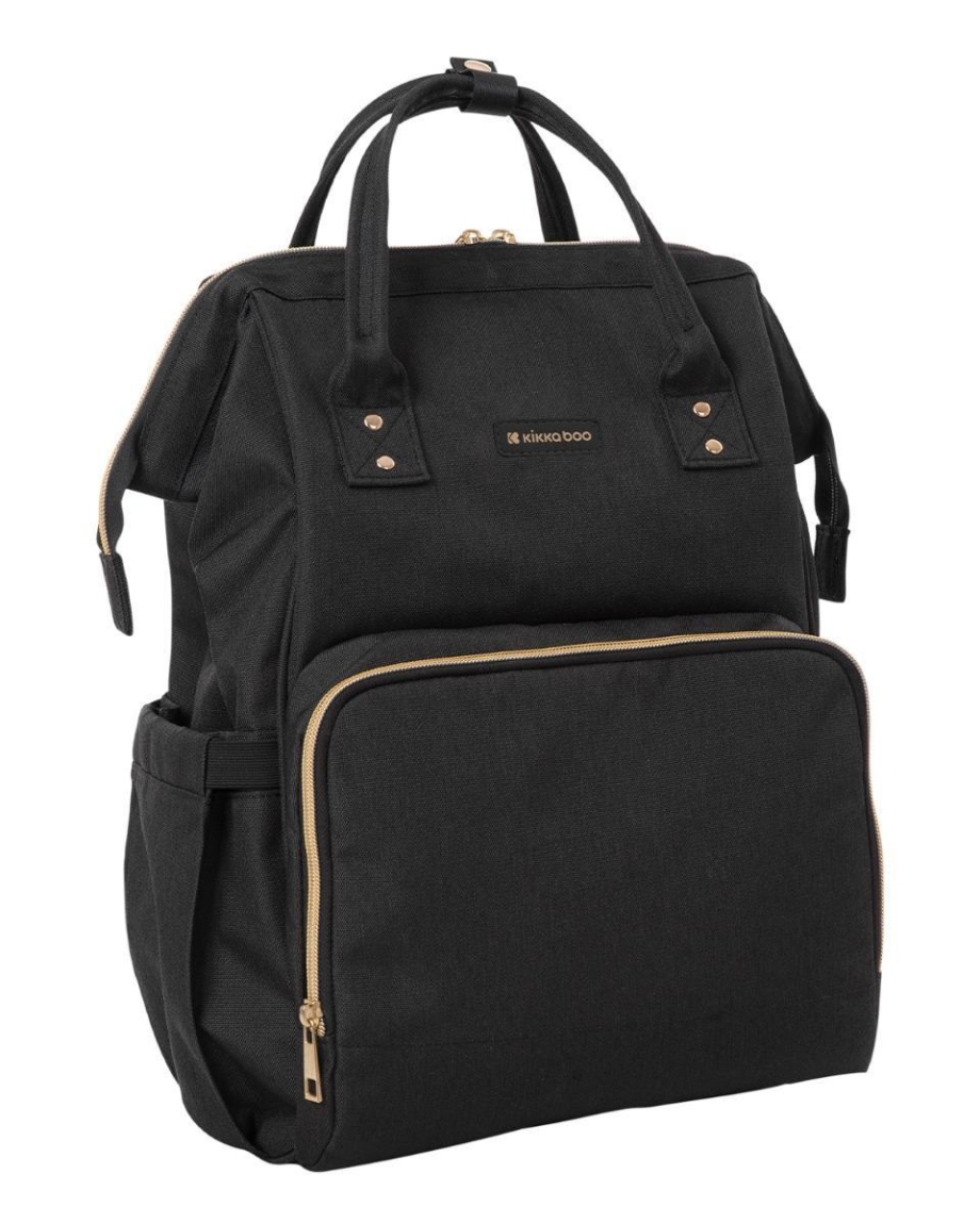 IMG_2911 KikkaBoo Torba za mame Siena black/gold