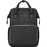 KikkaBoo Torba za mame Siena premium black/gold - Slika 1