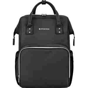 KikkaBoo Torba za mame Siena premium black/silver