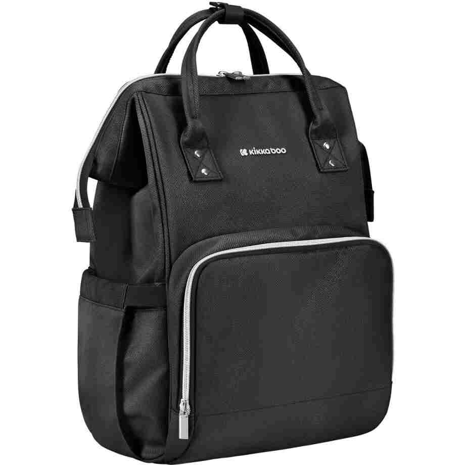 KikkaBoo Torba za mame Siena premium black/silver IMG 2956