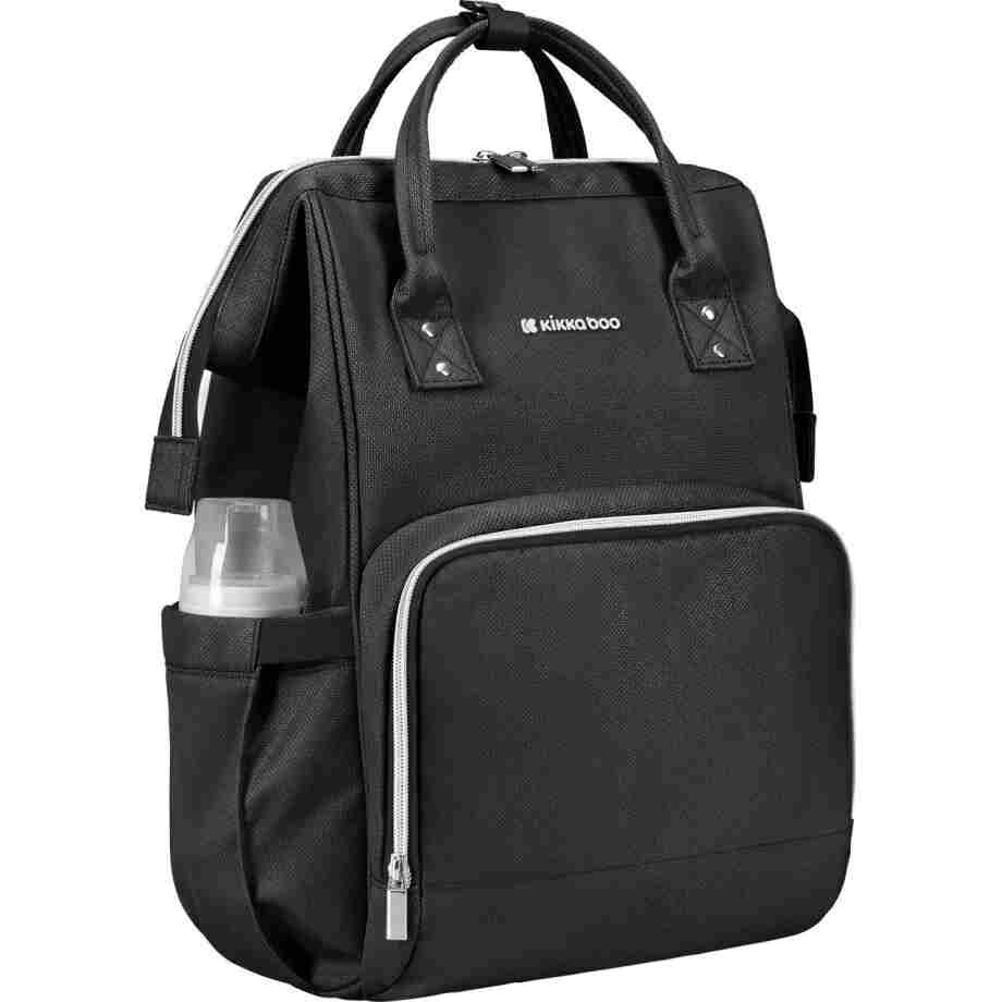 KikkaBoo Torba za mame Siena premium black/silver IMG 2957