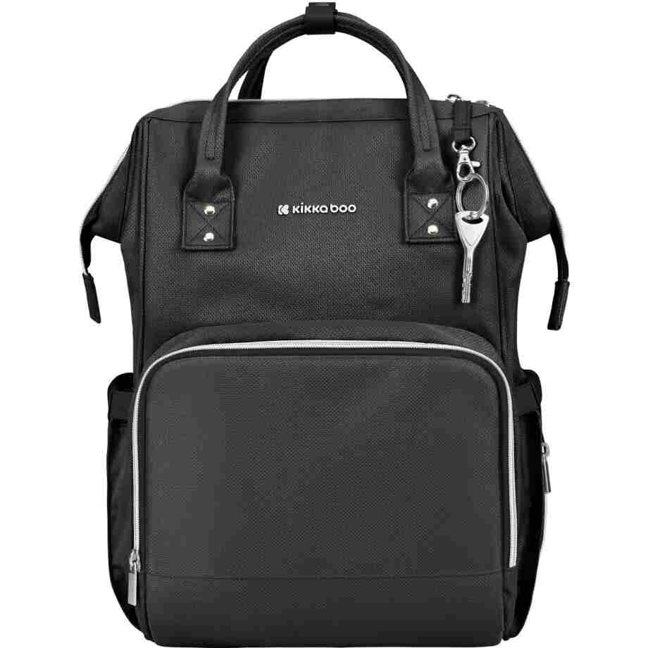 KikkaBoo Torba za mame Siena premium black/silver IMG 2958