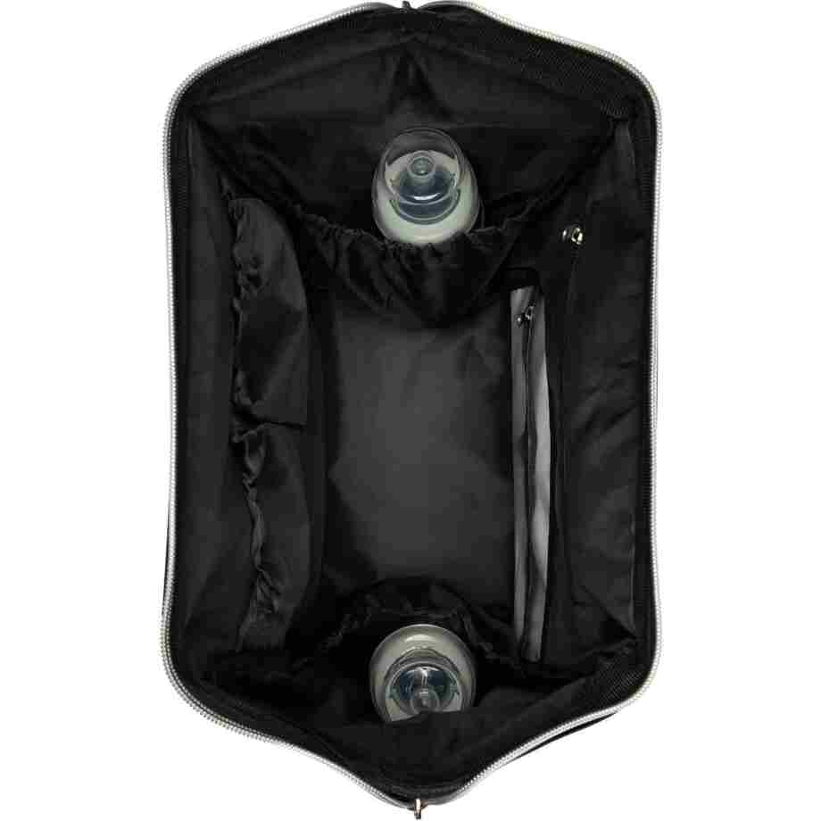 KikkaBoo Torba za mame Siena premium black/silver IMG 2961