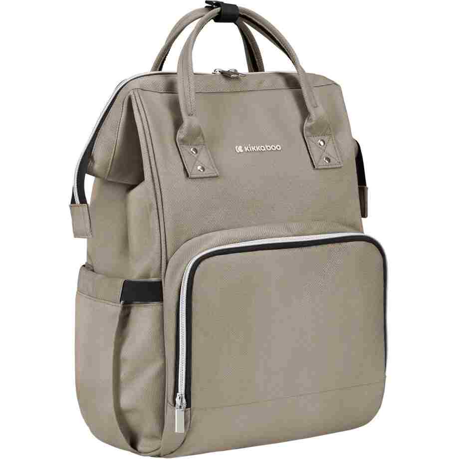 KikkaBoo Torba za mame Siena premium beige IMG 2967