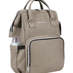 KikkaBoo Torba za mame Siena premium beige - Slika 4
