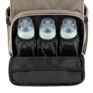KikkaBoo Torba za mame Siena premium beige - Slika 10
