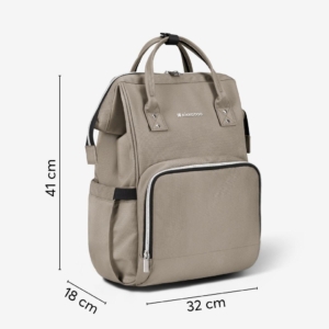 KikkaBoo Torba za mame Siena premium beige - Slika 12
