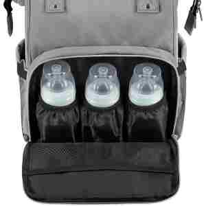 KikkaBoo Torba za mame Siena premium light grey KikkaBoo Torba za mame Siena premium light grey - Slika 10
