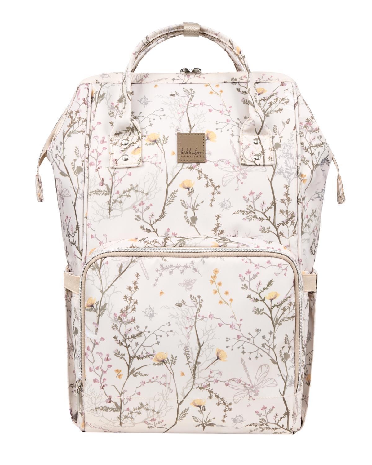 KikkaBoo Torba za mame Siena Luxe Secret Garden beige