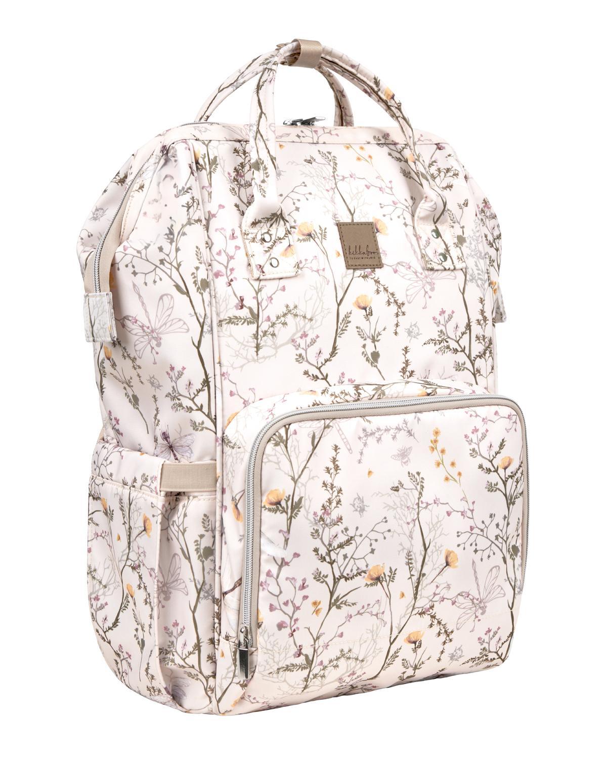 KikkaBoo Torba za mame Siena Luxe Secret Garden beige