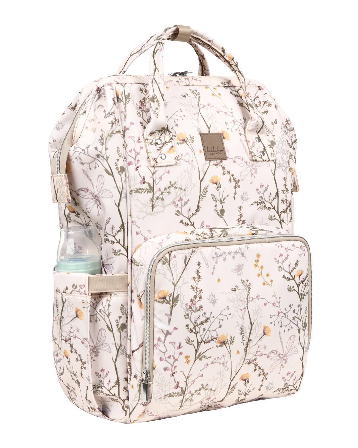 KikkaBoo Torba za mame Siena Luxe Secret Garden beige