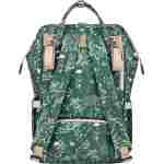 KikkaBoo Torba za mame Siena Lux Secret Garden Deep green KikkaBoo Torba za mame Siena Lux Secret Garden Deep green - Slika 2