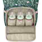 KikkaBoo Torba za mame Siena Lux Secret Garden Deep green KikkaBoo Torba za mame Siena Lux Secret Garden Deep green - Slika 6