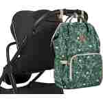 KikkaBoo Torba za mame Siena Lux Secret Garden Deep green KikkaBoo Torba za mame Siena Lux Secret Garden Deep green - Slika 10