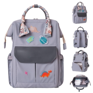 KikkaBoo Torba za mame Myla grey KikkaBoo Torba za mame Myla grey - Slika 5