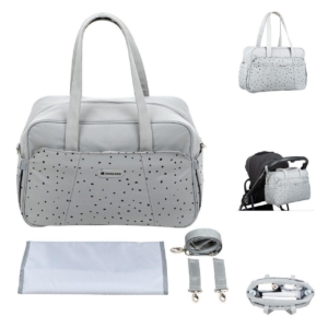 KikkaBoo Torba za mame Chelsea Dots Grey kikkaboo torba za mame chelsea dots grey moderna zadnja strana