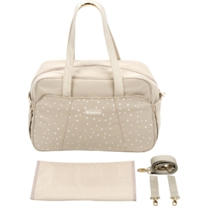 KikkaBoo Torba za mame Chelsea Dots Beige kikkaboo torba za mame chelsea dots beige pogled sa strane