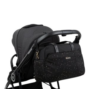 kikkaboo torba za mame chelsea confetti black bliži prikaz
