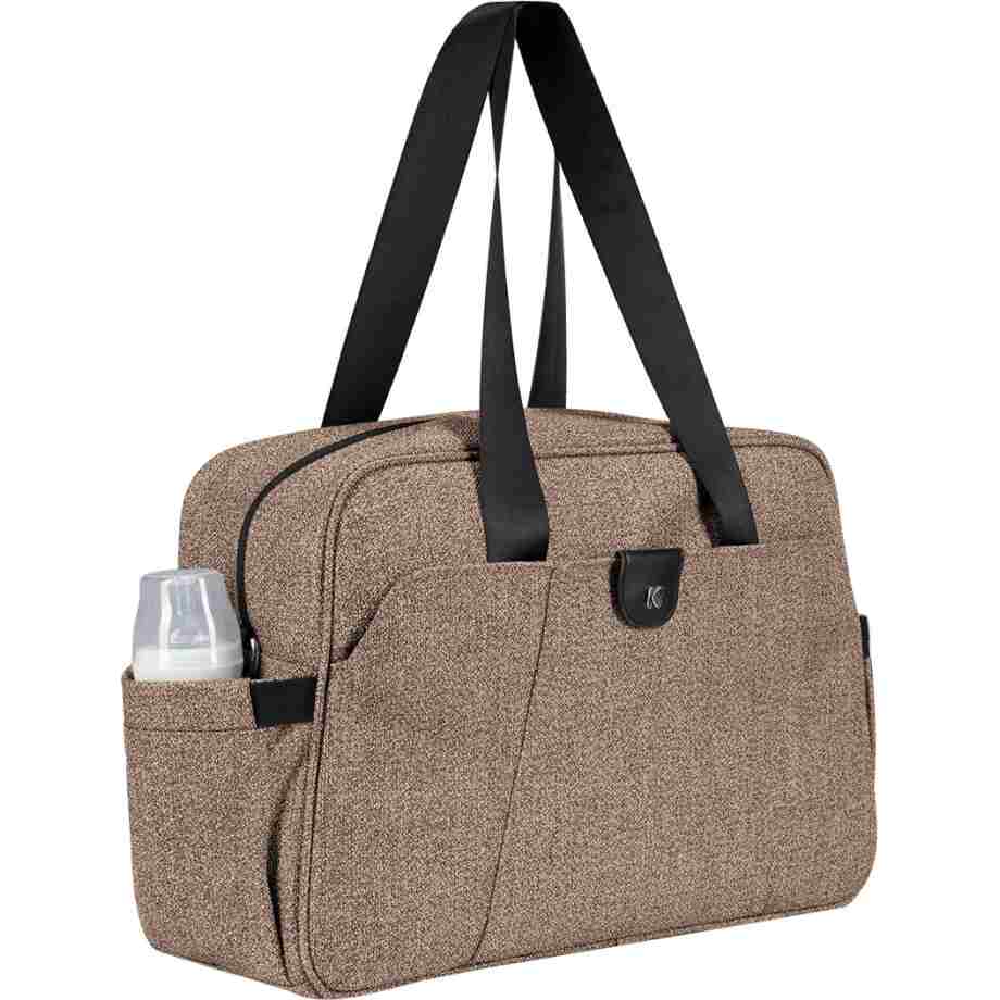 kikkaboo torba za mame chelsea premium beige pogled sa strane