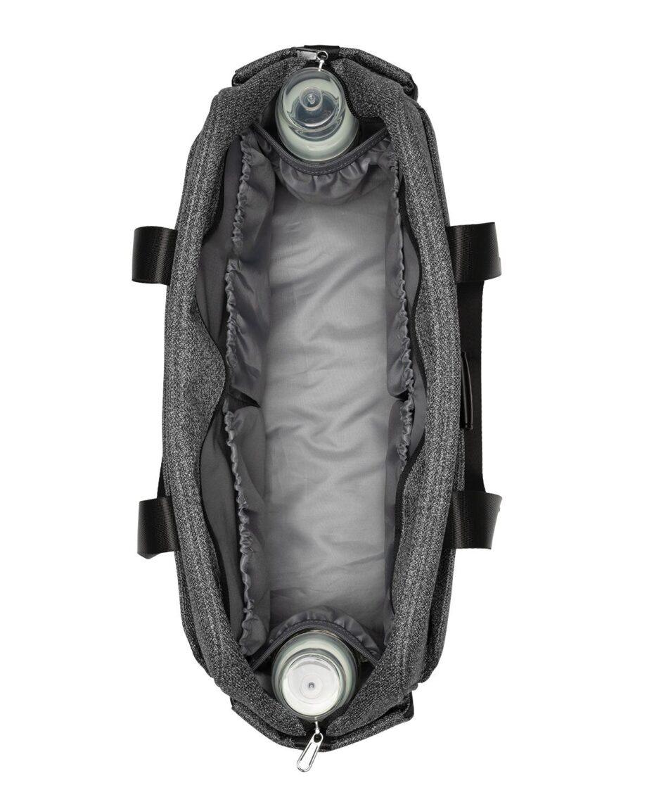 kikkaboo torba za mame chelsea premium grey zadnja strana