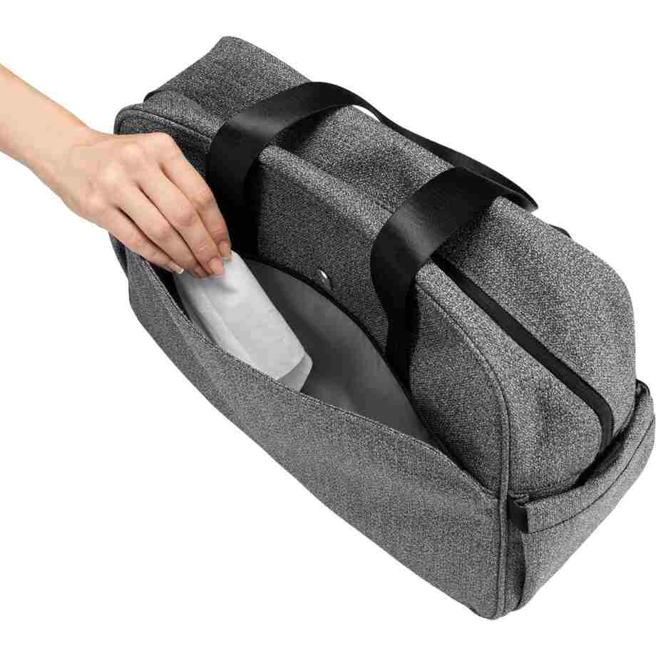 kikkaboo torba za mame chelsea premium grey detalj